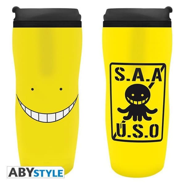 Resemugg - ABYstyle - Koro-Sensei - 355 ml - Plast - Gul