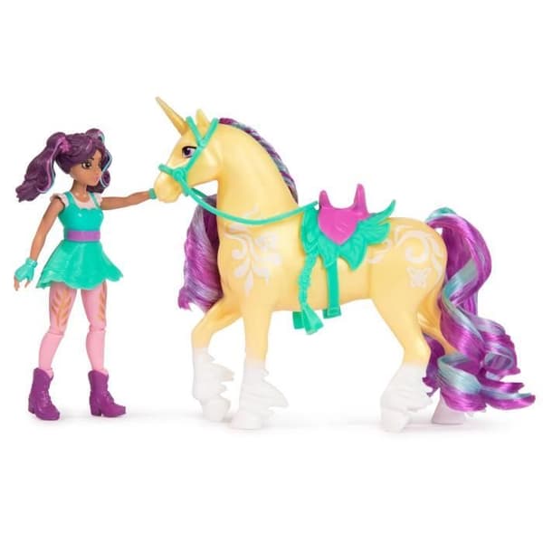 SPIN MASTER COFFRET LICORNE OG DUKKEN LEAF OG AVA Unicorn Academy