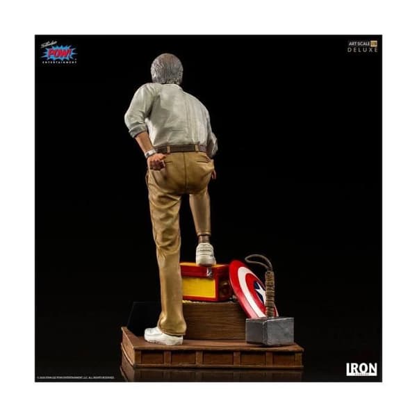 Statuett - IRON STUDIOS - Stan Lee - 1/10 Deluxe Art Scale - Plast - Resin - Nutida