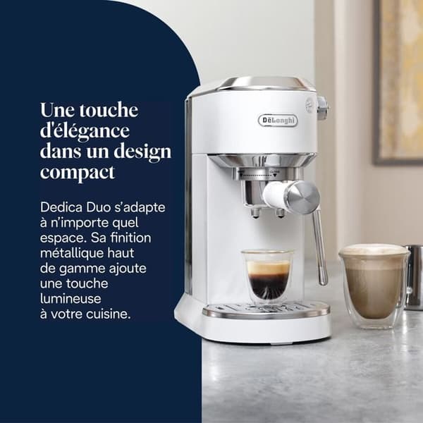 Espressomaskin Delonghi EC890.W DedicaDuo