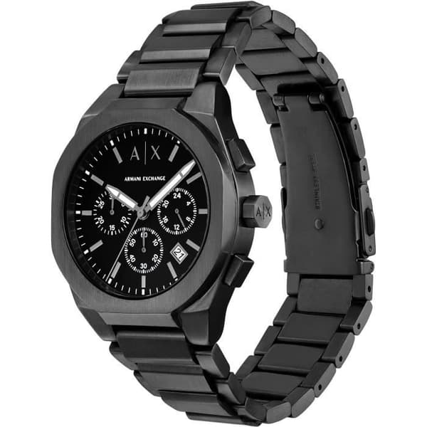 Herreur Armani Exchange - AX4183 - Sort Rustfrit stål - Vandtæt 5 Atm