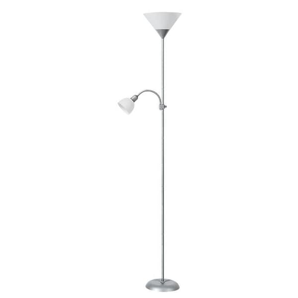 Gatulampa - RABALUX - Action - Borstad krom - E27 + E14 - H180cm