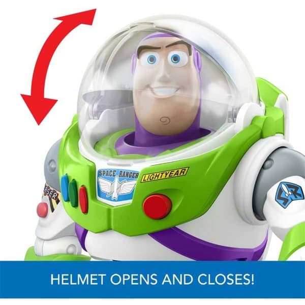 Mattel Pixar Figur Figur Buzz Lightyear med Raket - Stor Figur