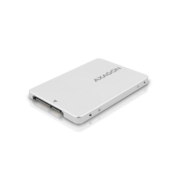 Intern SATA-kabinet - AXAGON - RSS-M2SD - M.2 2,5 - Hvid - Serial ATA-600