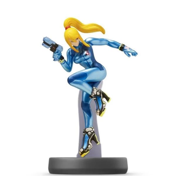 Figur Amiibo - Samus uden rustning N°40 • Samling Super Smash Bros.
