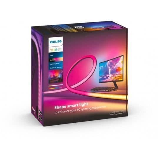 Philips Hue Play Gradient Lightstrip för PC Gaming 3x 24-27" Svart