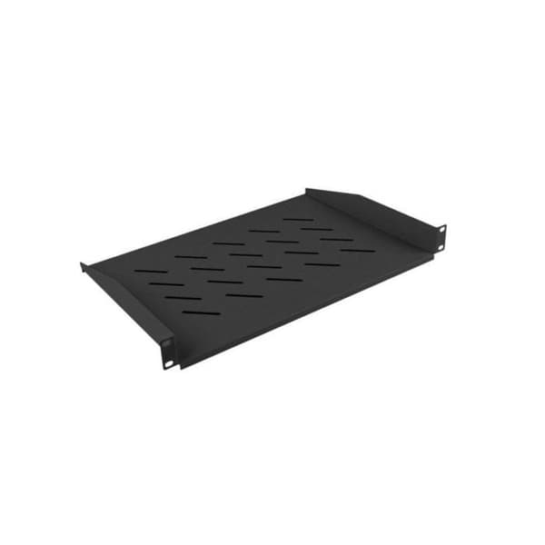 Lanberg Rack hylde sort, RAL 9004 1U 19"
