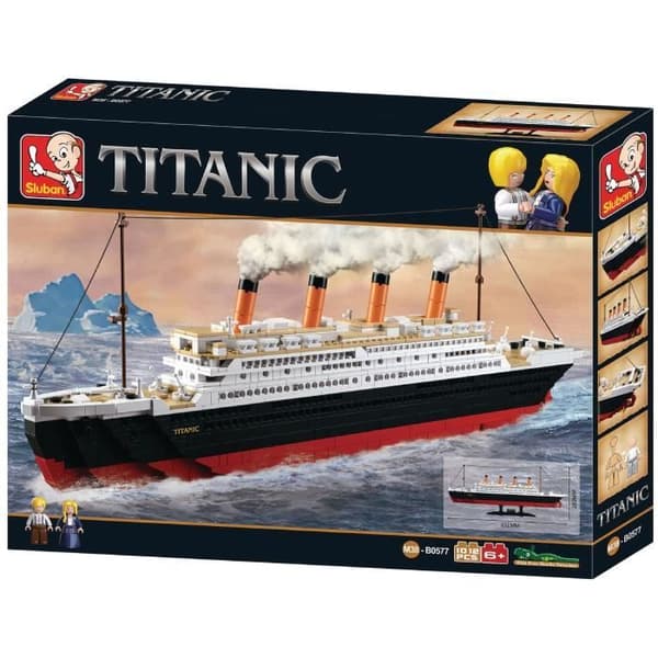 SLUBAN Game Titanic Series - Lego-kompatible klodser - stort format