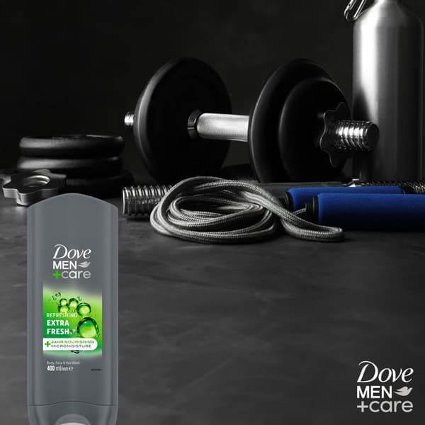 Dove Man Gel Extra Frisk 400 ml