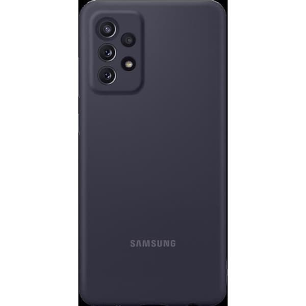 Silikone Cover - Samsung - Galaxy A72 - Fleksibel - Sort - Glat