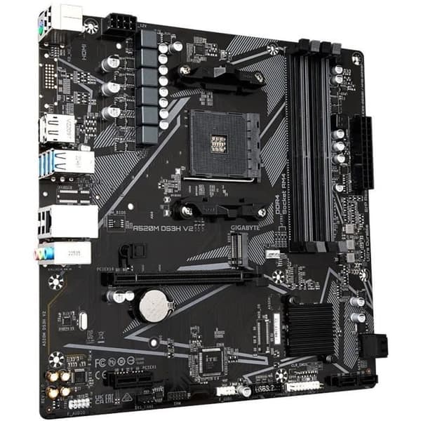 Moderkort - GIGABYTE - Moderkort A520M DS3H V2