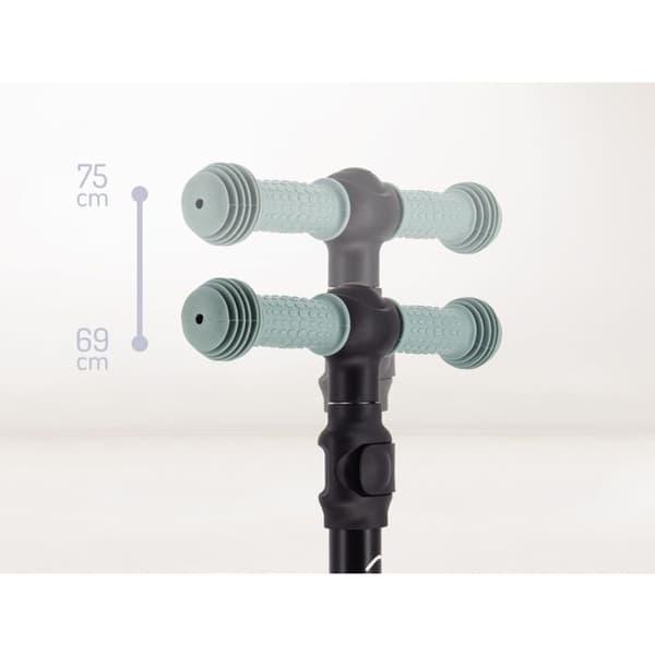 Utvecklingsbar 2-i-1 sparkcykel - MOMI - DEBE - Fällbart säte - 3 LED-hjul - Justerbart styre