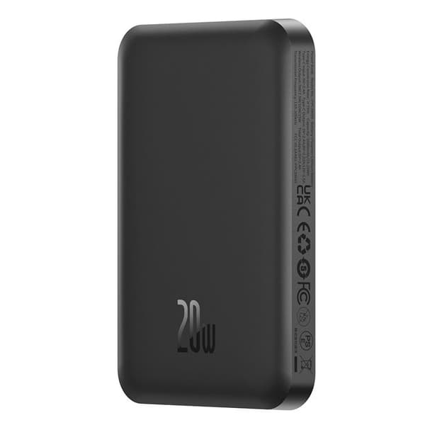 Extern Batteri - BASEUS - Mini Magnetisk - 5000mAh - Slim Design - 20W