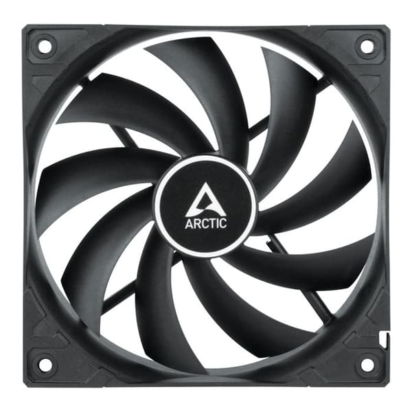 PC Ventilator - ARCTIC - F12 - 12 cm - Sort - 5 stk - 90,1 m³/h