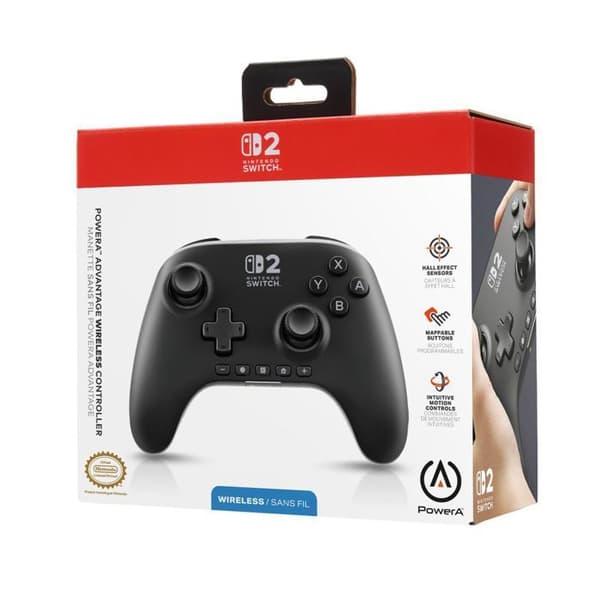 SWITCH 2 - Trådlös handkontroll Advantage - Svart