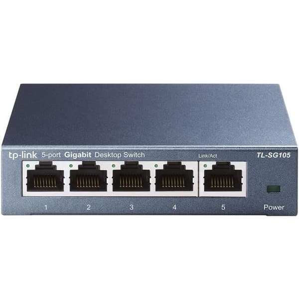 Tp Link netværksskift 5 porte 10/100/1000 Mbps