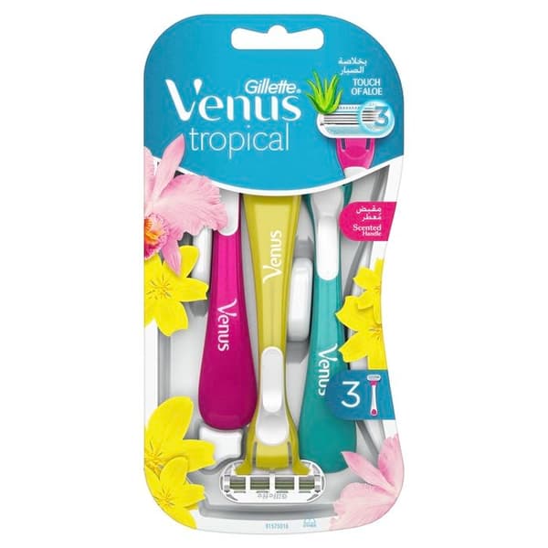 Venus Engangsbarberblade Tropical 3 Blade - 3 enheder