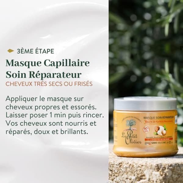 Le Petit Olivier Reparerende Maske 330ml