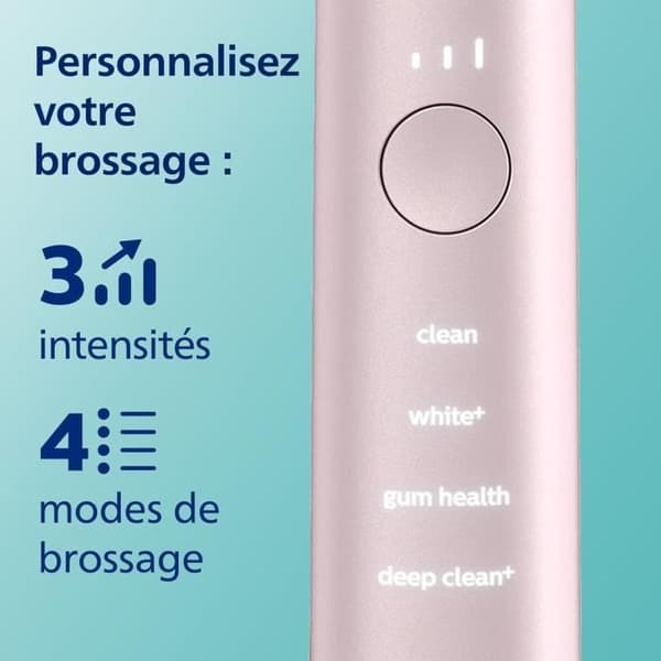 Elektrisk tandbørste - Philips - DiamondClean 9000 - Specialudgave - Tryksensor - Rosa