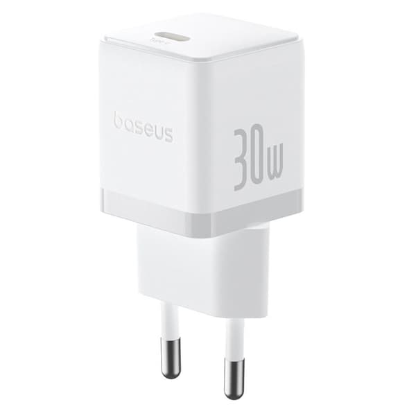 Laddare - BASEUS - Palm - 30W - USB-C - Moon White