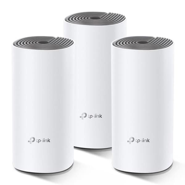WLAN-system - TP-Link - Deco E4 - Dubbelfrekvens 2.4/5 GHz - Intern Anten - 3-pack