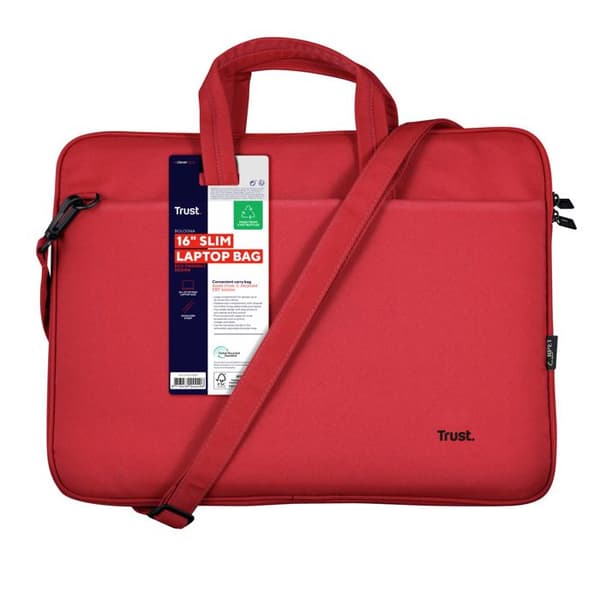 Computer bag - Trust - Bologna - 16 inches - Eco-friendly - Red