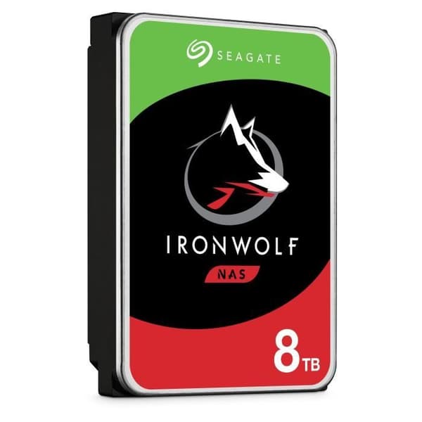 SEAGATE TECHNOLOGY - IronWolf - Intern harddisk - 8TB - Til IronWolf NAS