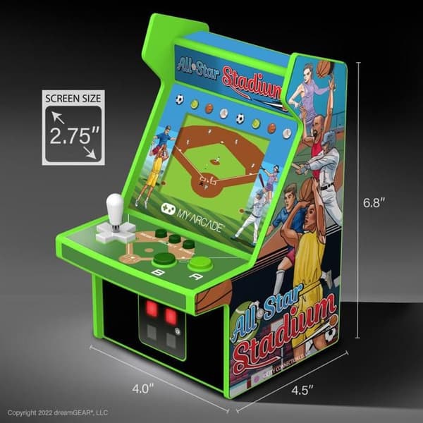 Min Arkade - Micro Player All-Star Stadium (307 Spil i 1)