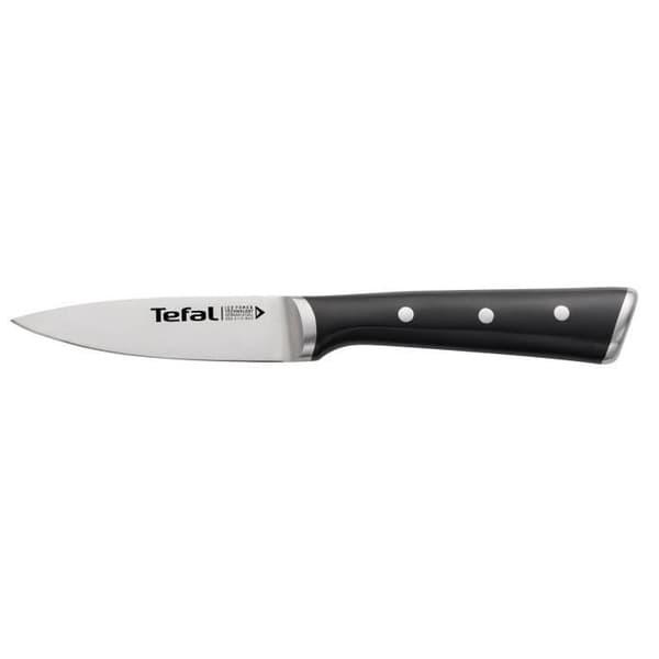 Kokkekniv - TEFAL - K2320514 - 8,93 cm - Rustfrit stål - Sort