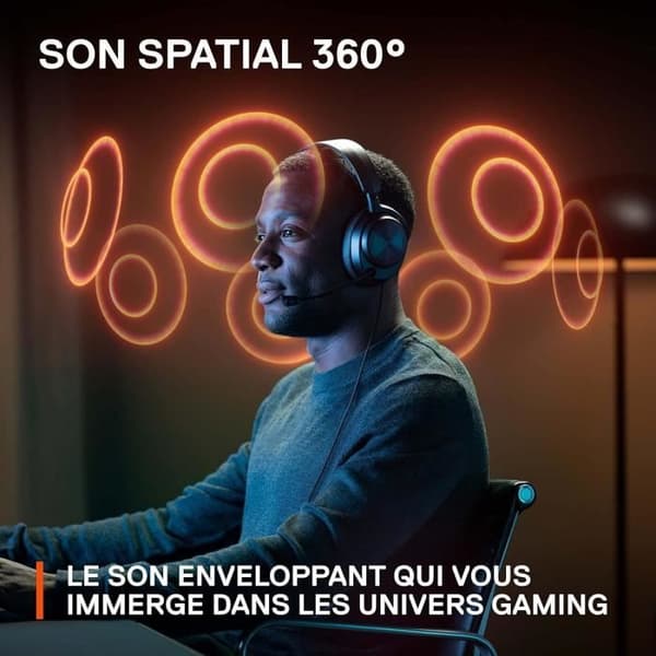 Kablet high-fidelity gaming headset med multi-system forbindelse - STEELSERIES - ARCTIS NOVA PRO X - Sort