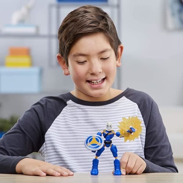 MARVEL Avengers Taskmaster Bend och Flex 6-tums actionfigur med tillbehör