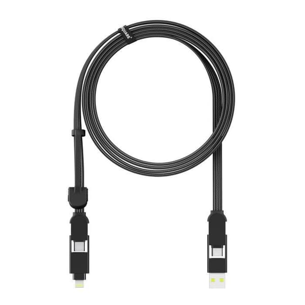 Ladeledning - ROLLING SQUARE - inCharge XL - 2M - USB, USB-C, Lightning, Micro-USB