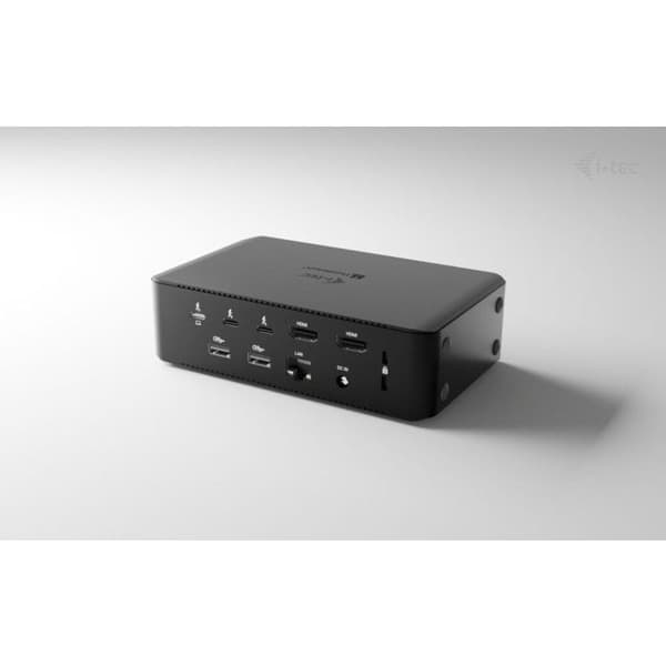 i-tec Docking Station Thunderbolt 5 Quattro Display 8K 140W Sort - 5 USB 2.5 GLAN