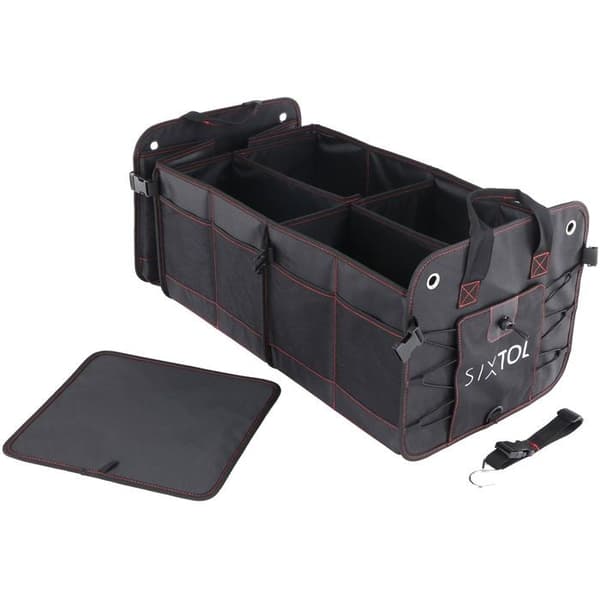 Bilorganisator - SIXTOL - Car Compact 19 Pro - 19 fack - Fällbar - Svart