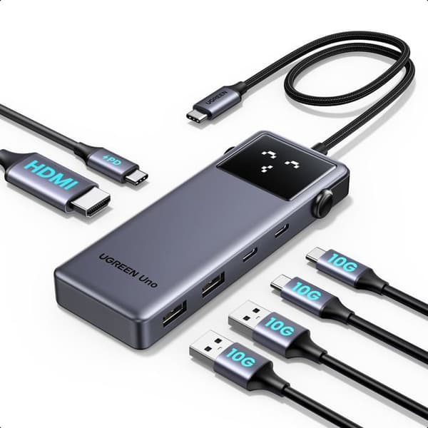 USB C Hub - UGREEN - 35998 - 5 porte - 4K@60Hz - Overførsel 10Gbps