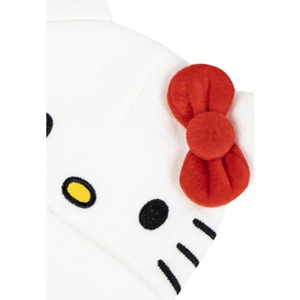 Vintermössa barn Hello Kitty vit varm