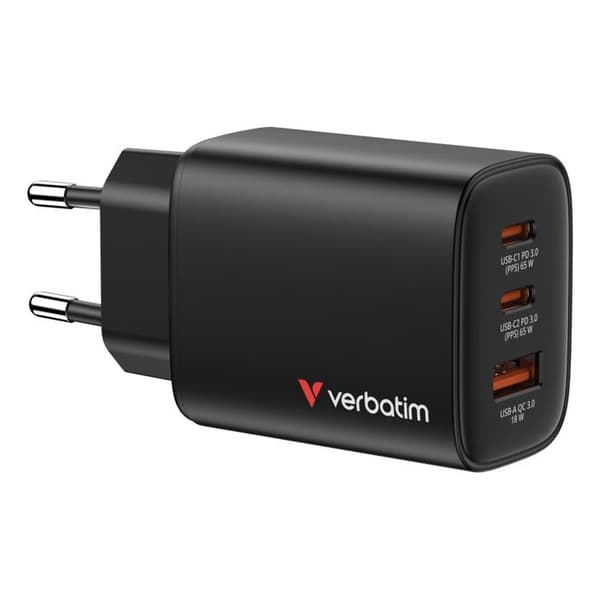Verbatim 32352 Batterilader Sort