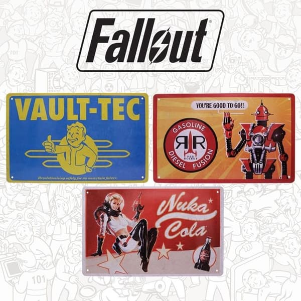 Metalplade Fanattik Fallout Brands (x3)