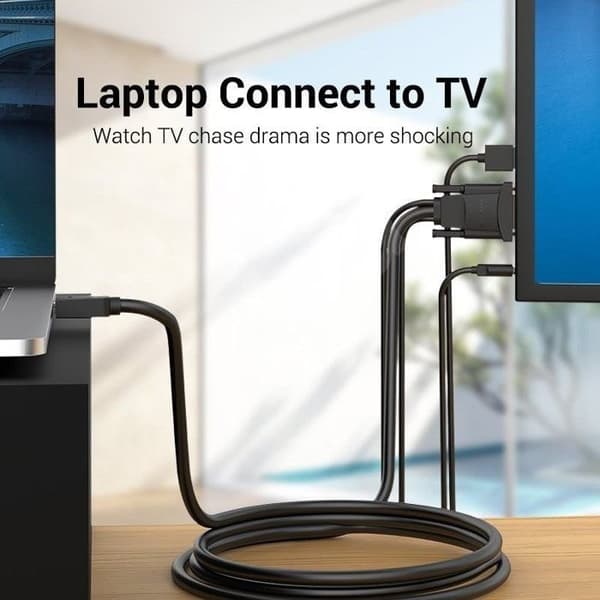 Vention HDMI til VGA-kabel med lydudgang