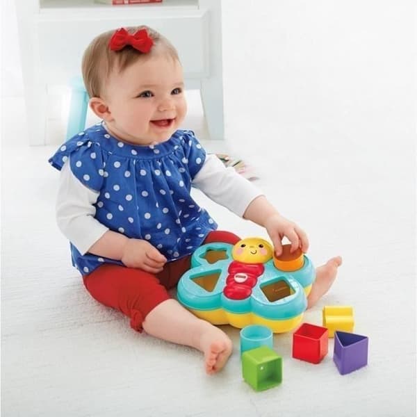 FISHER-PRIS - Butterfly Shape Sorter - Shape Box - Häckande Pyramid - Blandat