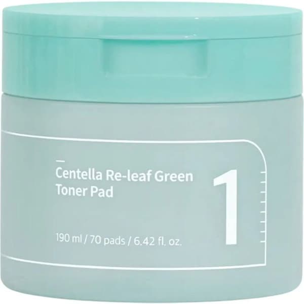 Numbuzin No.1 Centella Re-leaf Gree Toner Pad