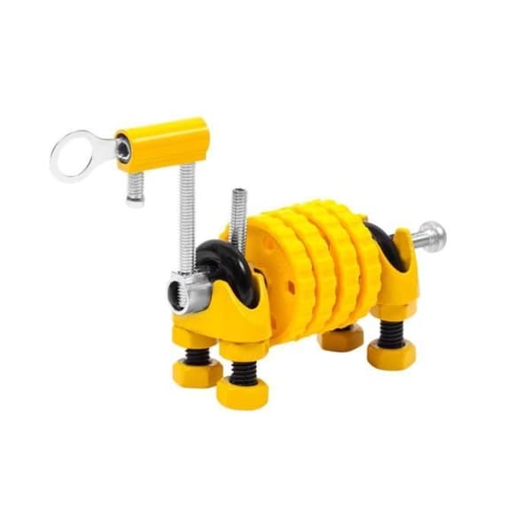 Offbits-kitet Djurkit GIRAFFEBIT 62 delar gul