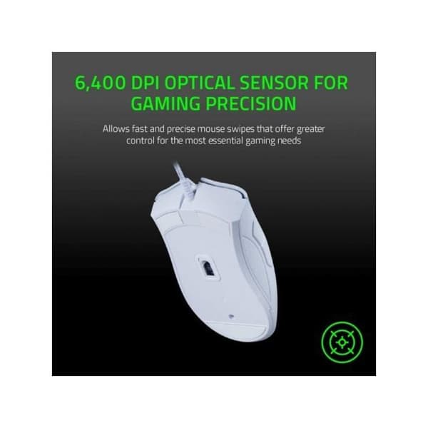Mus - Razer - Deathadder Essential 2021 - Kablet - 5 Hyperesponse-knapper - 6400 dpi