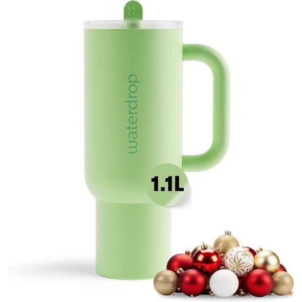 Isoleret drikkeflaske - WATERDROP MICRODRINK - waterdrop® - 1,1 L - Rustfrit stål - Kold i 12 timer