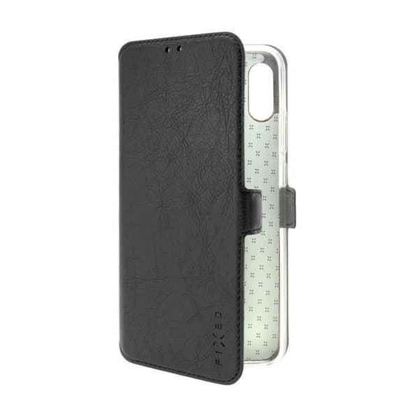Bokfodral - FIXED - Topic - iPhone 7-8-SE (2020) - PU-läder - Svart