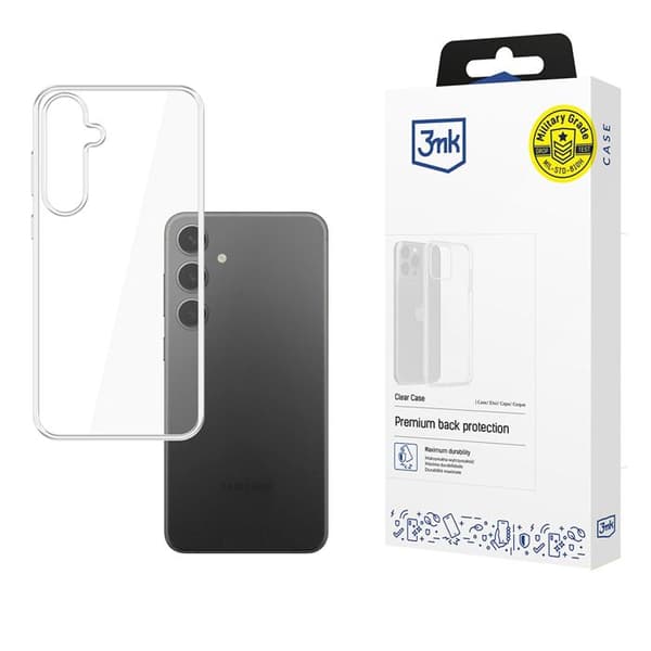 Coque 3mk Clear Case til Samsung Galaxy S25 - Transparent