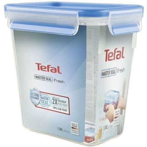 Opbevaringsboks - TEFAL - Masterseal Fresh - Høj rektangulær - 1,6 L - Lufttæt