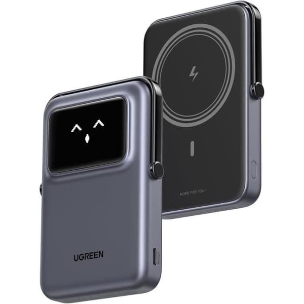 Magnetisk extern batteri - UGREEN - Uno - 10000mAh - 20W USB-C - Fällbart stöd