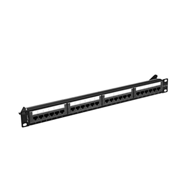 Patchpanel - LANBERG - PPUA-1024-B - 24 porte - 1U - CAT.6A UTP - Sort