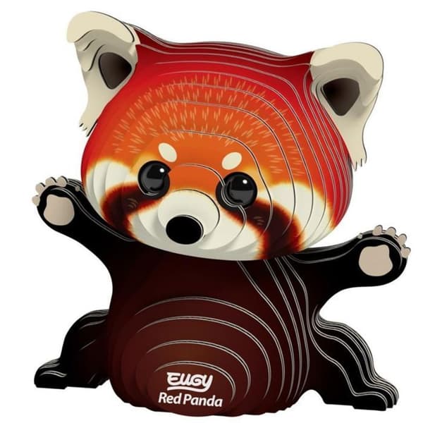Puzzle 3D - EUGY - Eugy 3D - Dyr - Genanvendt pap - At samle selv
